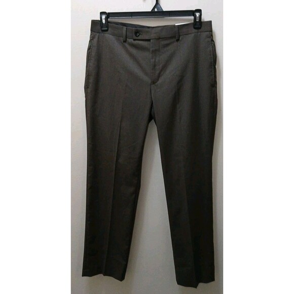Lauren Ralph Lauren Dress Pants Mens 32x30 Taupe Norton UltraFlex Classic Fit - Picture 1 of 16
